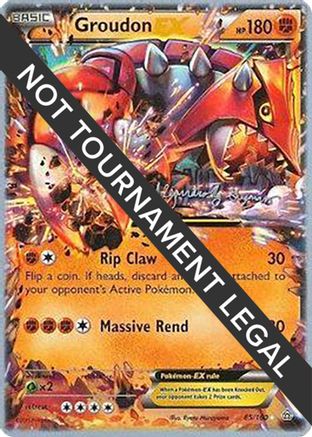 Groudon EX - 2015 (Alejandro Ng-Guzman) 085 [World Championship Decks]