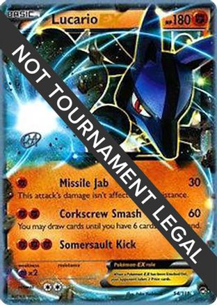 Lucario EX - 2015 (Rowan Stavenow) 054 [World Championship Decks]