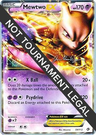 Mewtwo EX - 2015 (Jacob Van Wagner) 054 [World Championship Decks]