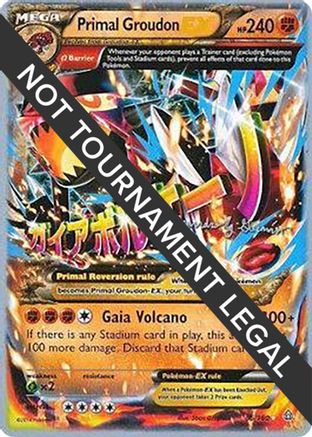 Primal Groudon EX - 2015 (Alejandro Ng-Guzman) 086 [World Championship Decks]