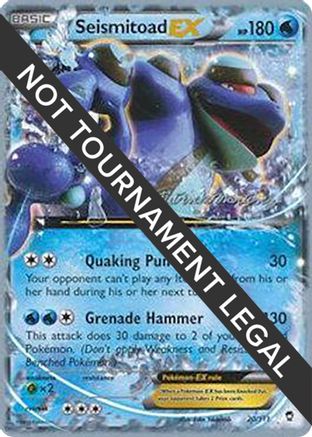 Seismitoad EX 020 [World Championship Decks]