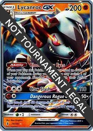 Lycanroc GX - 2018 (Naohito Inoue) 074 [World Championship Decks]
