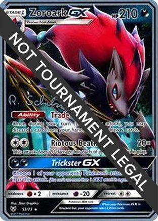 Zoroark GX - 2018 (Robin Schulz) 053 [World Championship Decks]