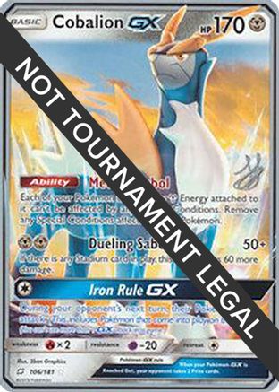 Cobalion GX - 2019 (Henry Brand) 106 [World Championship Decks]