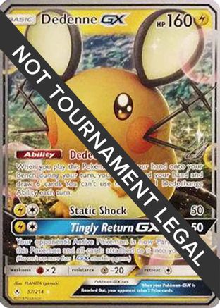 Dedenne GX - 2019 (Henry Brand) 057 [World Championship Decks]