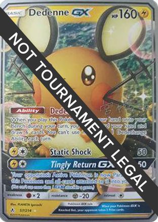 Dedenne GX - 2019 (Haruki Miyamoto) 057 [World Championship Decks]