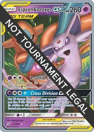 Espeon & Deoxys GX - 2019 (Henry Brand) 072 [World Championship Decks]