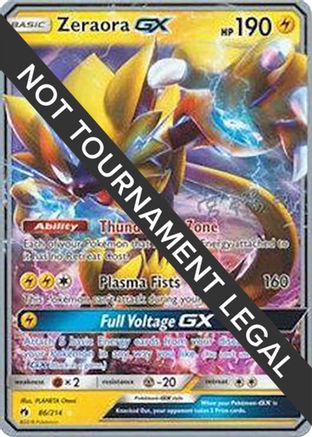 Zeraora GX - 2019 (Haruki Miyamoto) 086 [World Championship Decks]