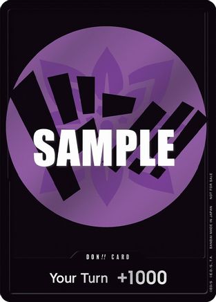 DON!! Card (Purple)  [One Piece Promotion Cards] Foil