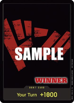 DON!! Card (Tournament Pack Vol. 2) [Winner]  [One Piece Promotion Cards]