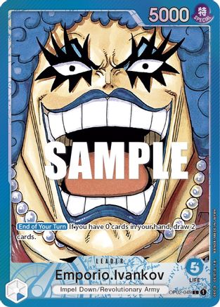 Emporio.Ivankov (049) (Alternate Art) (OP02-049)  [Paramount War] Foil
