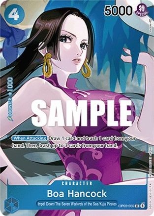Boa Hancock (Box Topper) (OP02-059)  [Paramount War] Foil