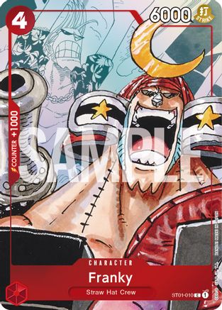 Franky - ST01-010 (Alternate Art) (ST01-010)  [One Piece Promotion Cards] Foil