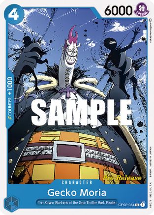 Gecko Moria (OP02-054)  [Paramount War Pre-Release Cards]