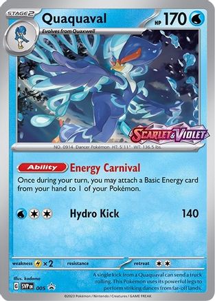 Quaquaval 005 [SV Scarlet & Violet Promo Cards]  - Holofoil