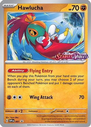 Hawlucha 007 [SV Scarlet & Violet Promo Cards]  - Holofoil