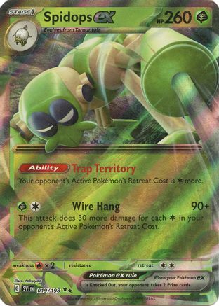 Spidops ex 019/198 [SV01 Scarlet & Violet Base Set]  - Holofoil