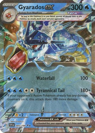 Gyarados ex 045/198 [SV01 Scarlet & Violet Base Set]  - Holofoil