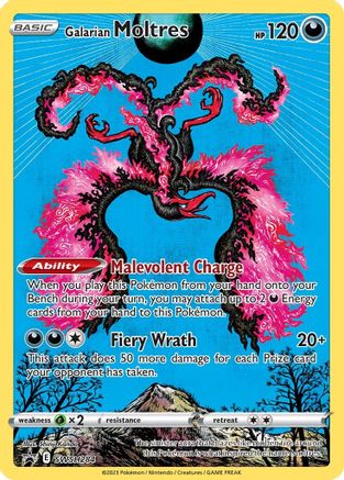 Galarian Moltres SWSH284 [SWSH Sword & Shield Promo Cards]  - Holofoil