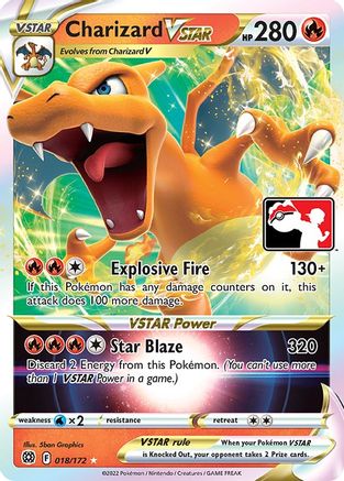 Charizard VSTAR 018 [Prize Pack Series Cards]  - Holofoil