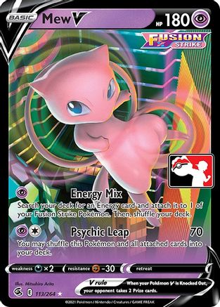 Mew V 113 [Prize Pack Series Cards]  - Holofoil