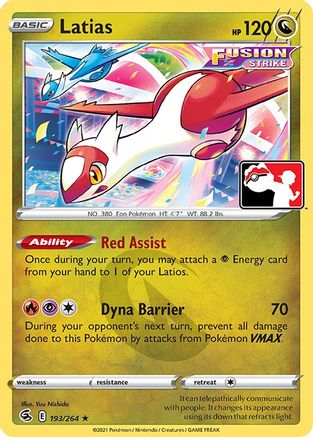 Latias [Prize Pack Series Cards]