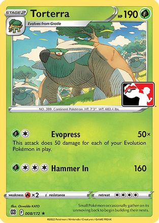 Torterra/172 [Prize Pack Series Cards]