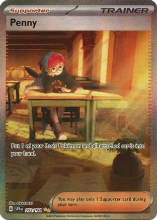 Penny 252/198 [SV01 Scarlet & Violet Base Set]  - Holofoil