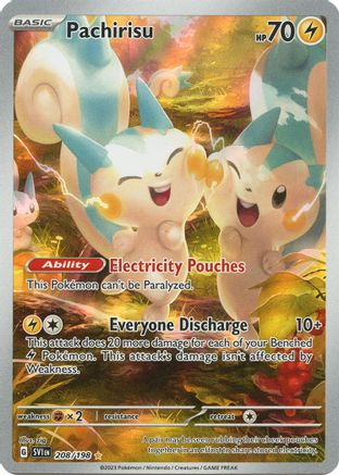 Pachirisu 208/198 [SV01 Scarlet & Violet Base Set]  - Holofoil