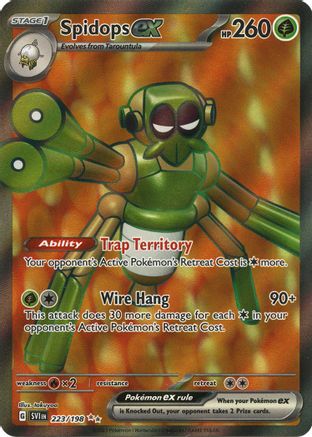 Spidops ex 223/198 [SV01 Scarlet & Violet Base Set]  - Holofoil