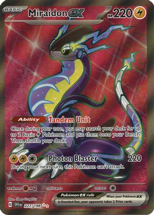 Miraidon ex 227/198 [SV01 Scarlet & Violet Base Set]  - Holofoil