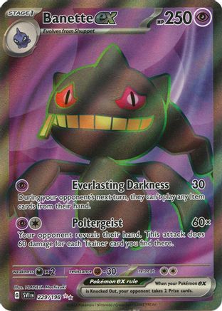 Banette ex 229/198 [SV01 Scarlet & Violet Base Set]  - Holofoil