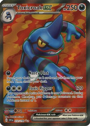 Toxicroak ex 232/198 [SV01 Scarlet & Violet Base Set]  - Holofoil