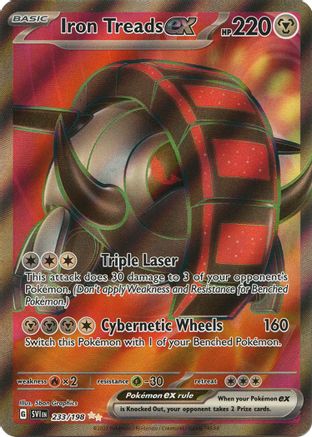 Iron Treads ex 233/198 [SV01 Scarlet & Violet Base Set]  - Holofoil