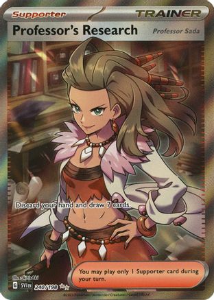 Professor's Research 240/198 [SV01 Scarlet & Violet Base Set]  - Holofoil