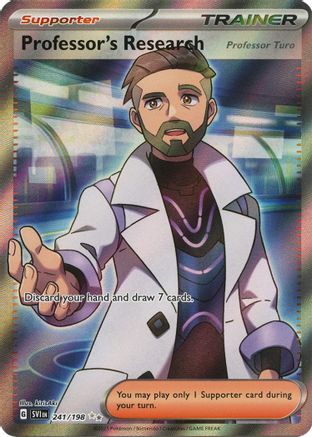 Professor's Research 241/198 [SV01 Scarlet & Violet Base Set]  - Holofoil