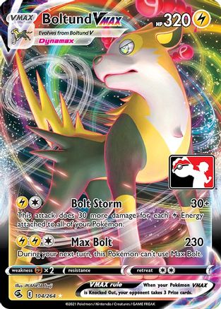Boltund VMAX 104 [Prize Pack Series Cards]  - Holofoil
