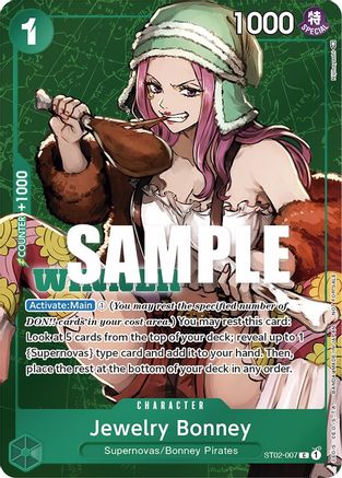 Jewelry Bonney (Tournament Pack Vol. 3) [Winner] (ST02-007)  [One Piece Promotion Cards] Foil