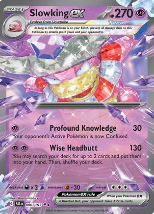 Slowking ex 086/193 [SV02 Paldea Evolved]  - Holofoil