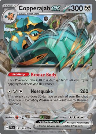 Copperajah ex 150/193 [SV02 Paldea Evolved]  - Holofoil