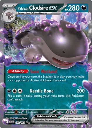 Paldean Clodsire ex 130/193 [SV02 Paldea Evolved]  - Holofoil