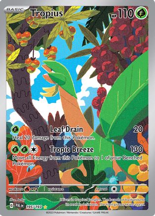 Tropius 195/193 [SV02 Paldea Evolved]  - Holofoil