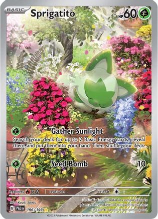 Sprigatito 196/193 [SV02 Paldea Evolved]  - Holofoil