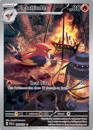Fletchinder 199/193 [SV02 Paldea Evolved]  - Holofoil