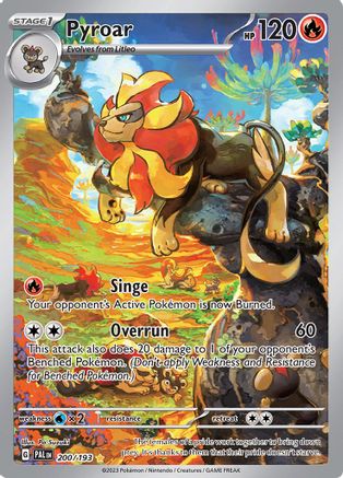 Pyroar 200/193 [SV02 Paldea Evolved]  - Holofoil
