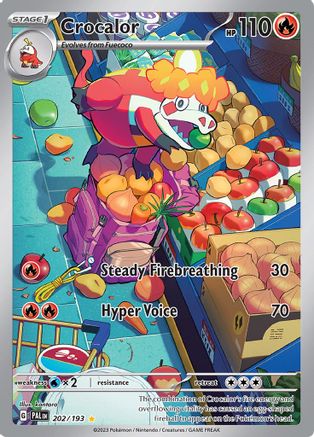 Crocalor 202/193 [SV02 Paldea Evolved]  - Holofoil