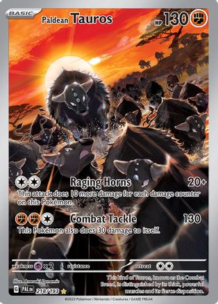 Paldean Tauros 218/193 [SV02 Paldea Evolved]  - Holofoil