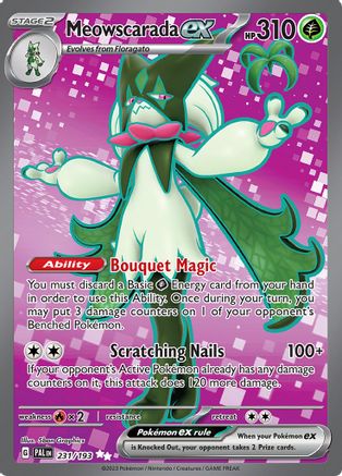 Meowscarada ex 231/193 [SV02 Paldea Evolved]  - Holofoil