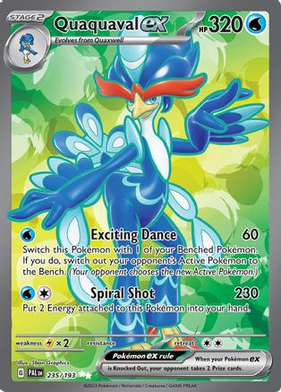 Quaquaval ex 235/193 [SV02 Paldea Evolved]  - Holofoil