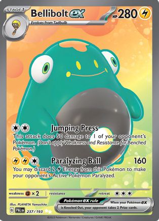 Bellibolt ex 237/193 [SV02 Paldea Evolved]  - Holofoil